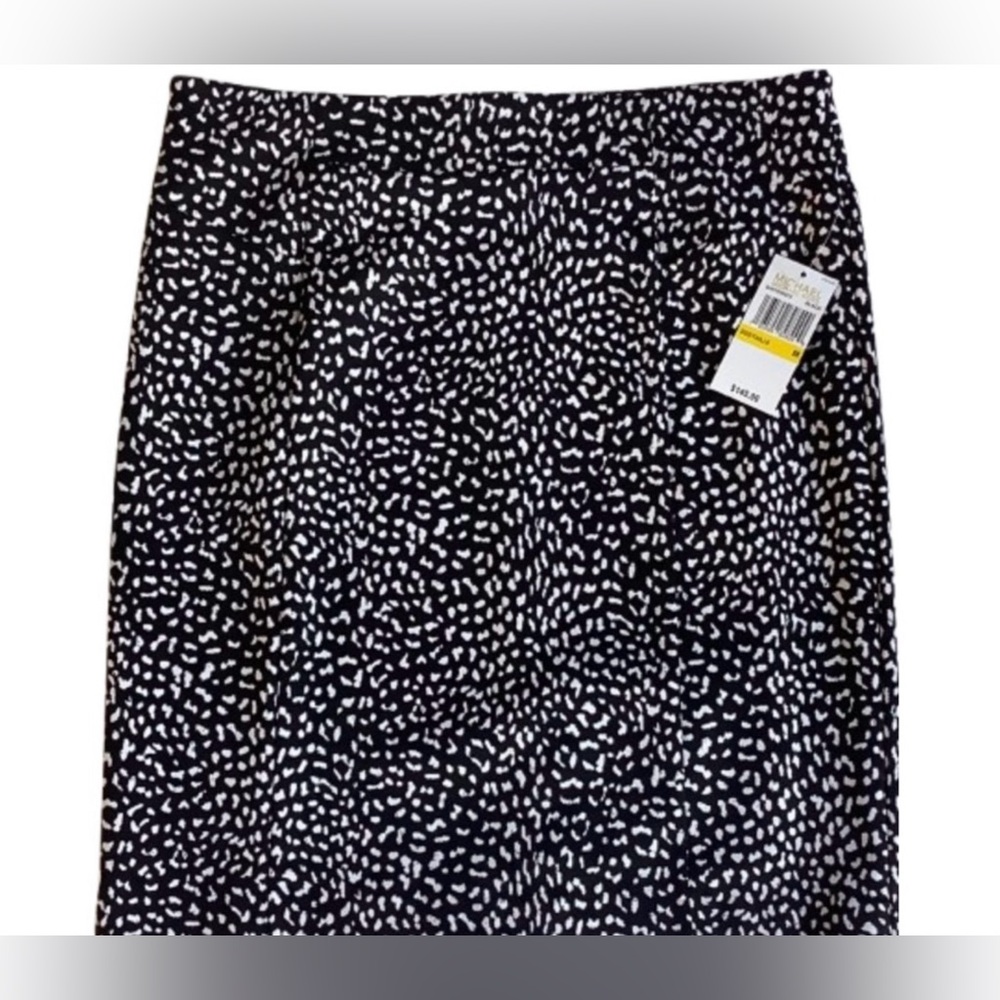 Michael Kors women’s skirt, black with white pebbles. Med. Never worn. $…